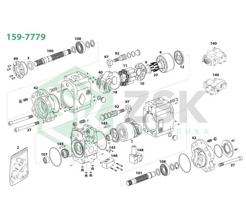 159-7779 Проставка под шарнир