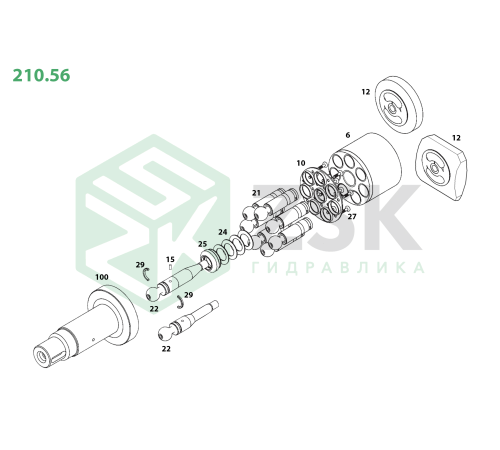 210.56 Притискна пластина