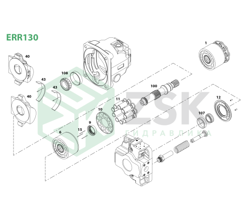 ERR130 Прижимная пластина