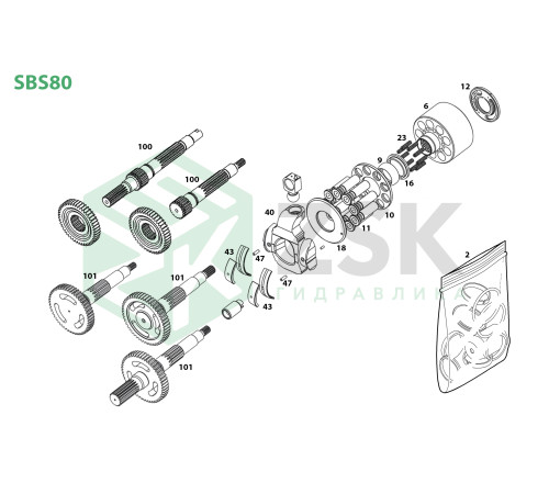 SBS80 Шарнир