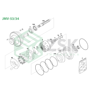 JMV-53/34 (6-8T TRAVEL MOTOR)