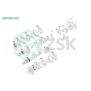HPV091DS MAIN PUMP