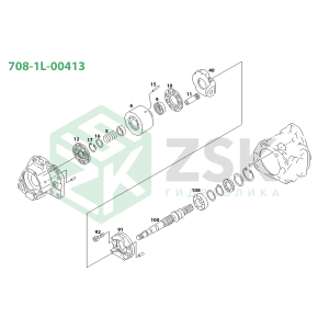 708-1L-00413 MAIN PUMP (HPV95)