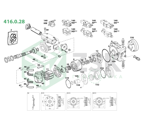 416.0.28 Блок цилиндров 83.5x70