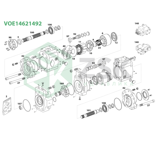 VOE14621492 Шарнир