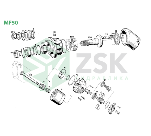 MF50 Распределитель L