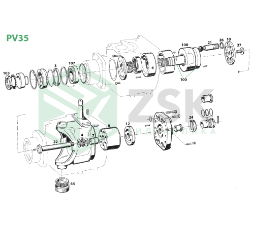 PV35T Распределитель L