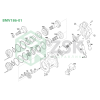 BMV186-01 Поршень с шатуном 28x127.5