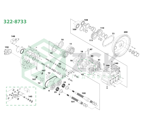 322-8733 Распределитель R