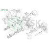 HPV105-02 Шестеренный насос 22.5cc (Z1-18, Z2-9)