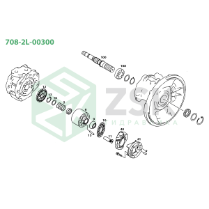 708-2L-00300 MAIN PUMP (HPV95+95)