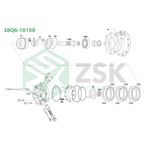 38Q6-10150 SWING MOTOR