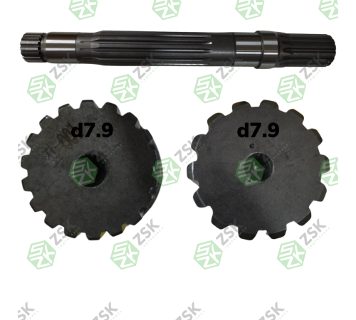 SA1142-00012 Ведущий вал T14 d40 L341.5 T18 d33