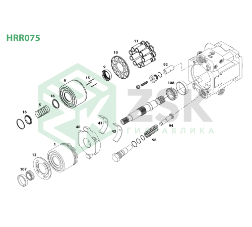 HRR075 Шарнир
