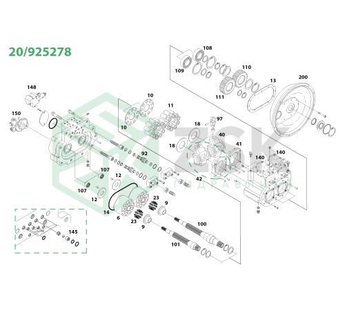 20/925278 Поршень з черевиком 28x93.6