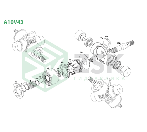 A10V43 Распределитель R