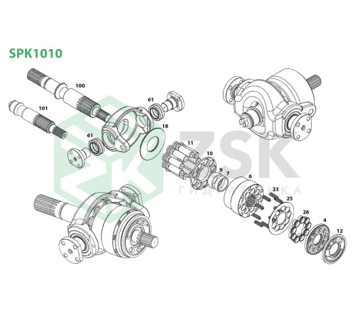 SPK1010 Пластина