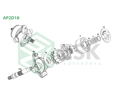AP2D18 Шарнир
