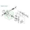 708-21-01011 MAIN PUMP (HPV35) Болт