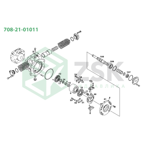 708-21-01011 MAIN PUMP (HPV35)