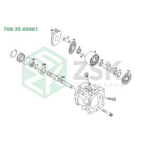 708-3S-00461 MAIN PUMP PC50