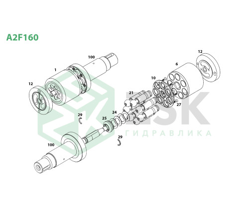 A2F160 Распределитель M
