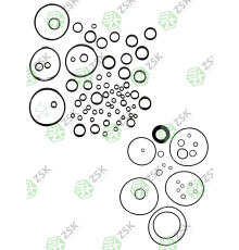 2401-9223 Комплект уплотнениий с манжетой 35x55x11