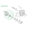 708-2H-01031 MAIN PUMP (HPV165) Блок цилиндров 146x128.7