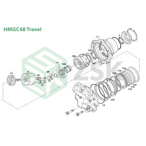 HMGC48 TRAVEL MOTOR