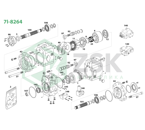 7I-8264 Проставка под шарнир