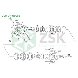 708-7R-00053 SWING MOTOR