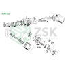 MF140 Поршень с шатуном 24.95x120