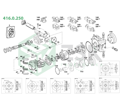 416.0.250 Седло подшипника
