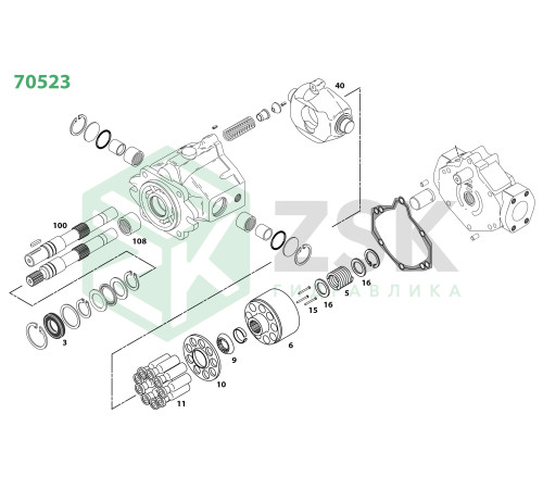 70523 Прижимная пластина