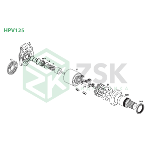 HPV125 MAIN PUMP