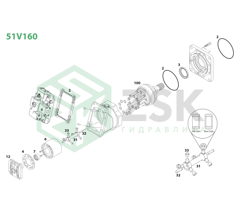 51V160 Ведущий вал T13 d43.36 L258