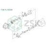 708-1L-00300 MAIN PUMP (HPV95) Поршень с башмаком 23.2x80.2