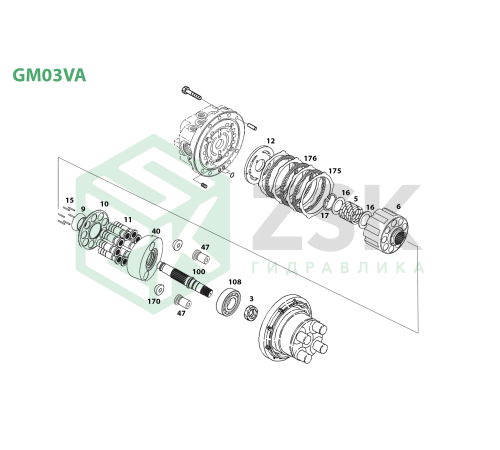 GM03VA Шарнир