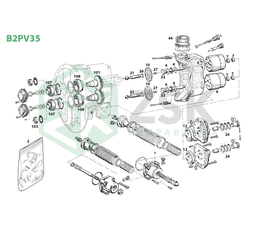 B2PV35 Распределитель R