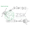 706-73-01162 SWING MOTOR Прижимная пластина