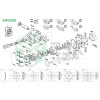 A4VG90 Комплект уплотнений с манжетой 50x80x7