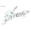 F11-250 Поршень с кольцом 24x108.7 sd25