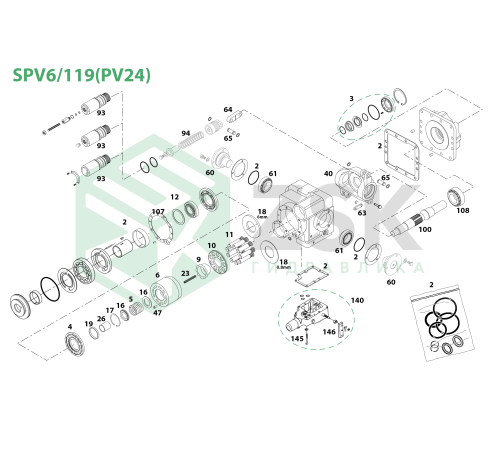 SPV6/119 (PV24) Розподільник L