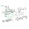 PR140T Поршень с шатуном 24.95x120