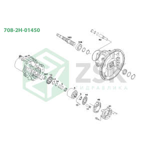 708-2H-01450 MAIN PUMP
