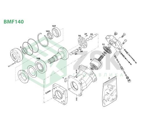 BMF140-01 Прижимная пластина