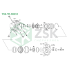 708-7R-00051 SWING MOTOR Шарнір