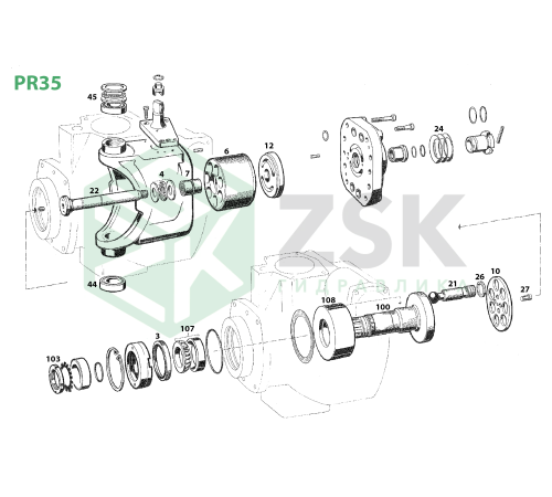 PR35T Распределитель L