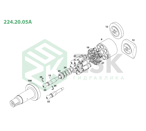 224.20.05А Притискна пластина
