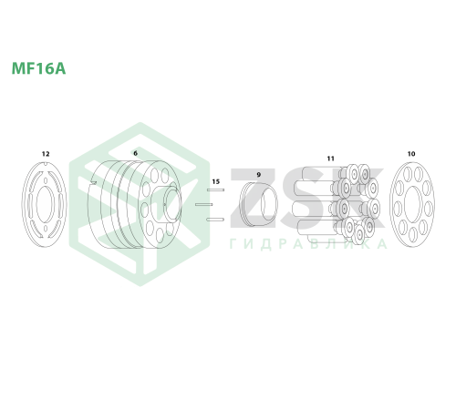 MF16A Притискна пластина